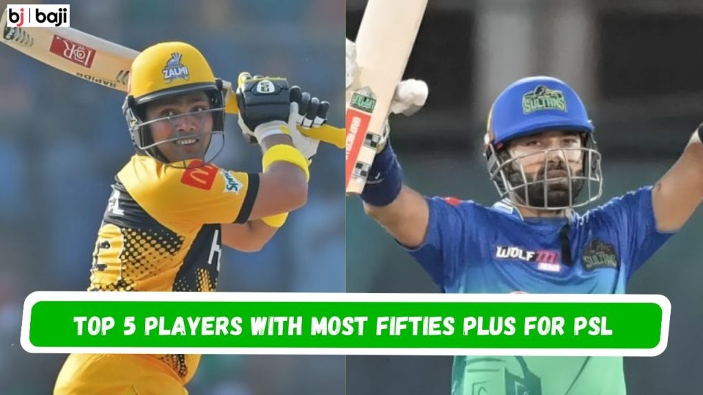Most Fifties Plus for PSL