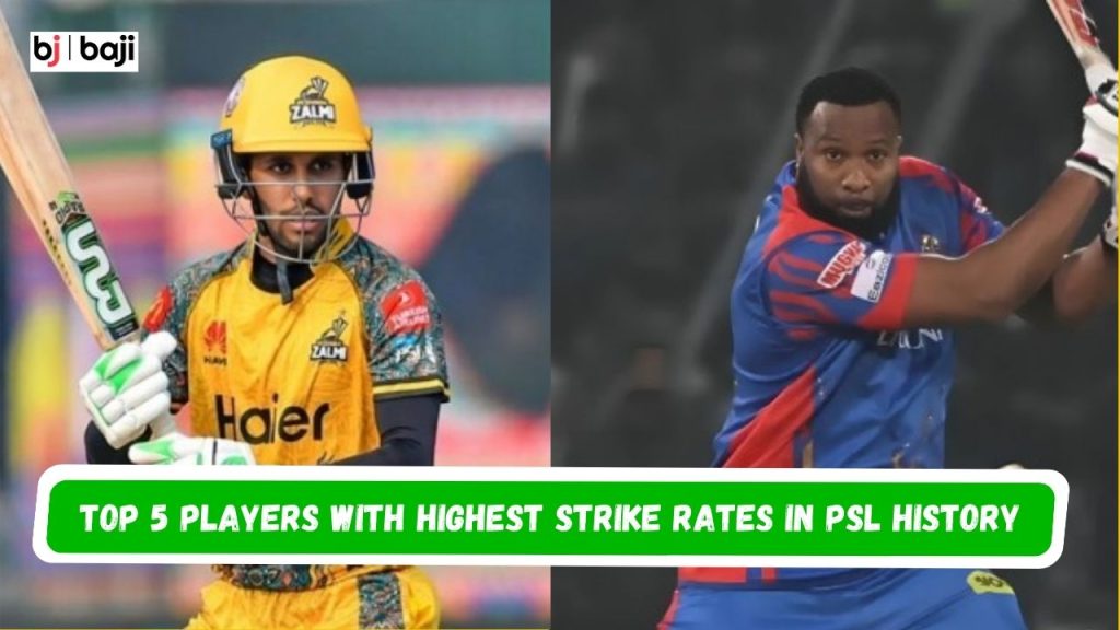 Players with Highest Strike Rates in PSL