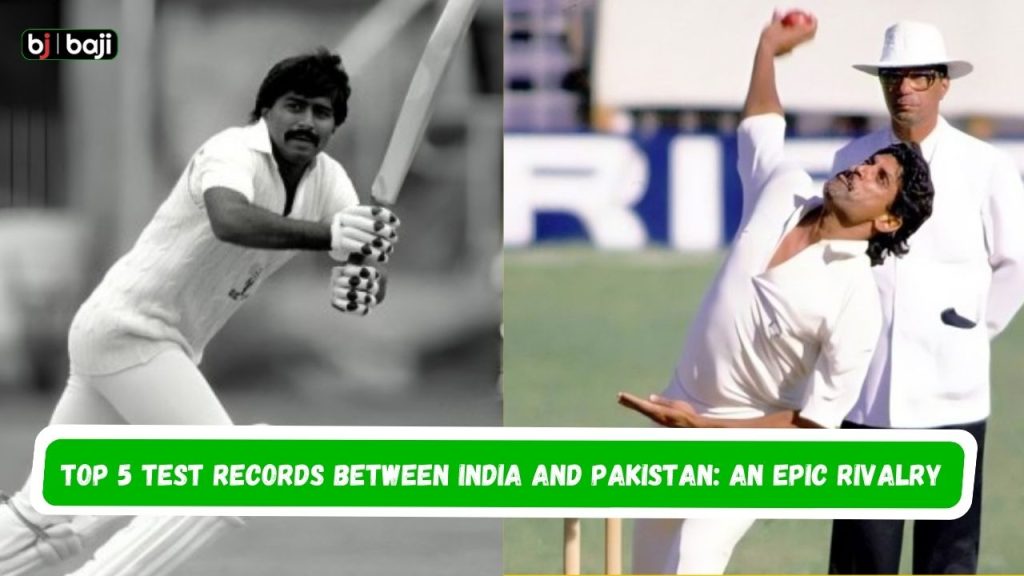 Test Records Between India and Pakistan
